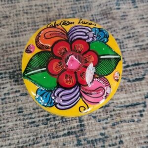 - - Mexican pottery trinket dish jewelry Home Key Tray